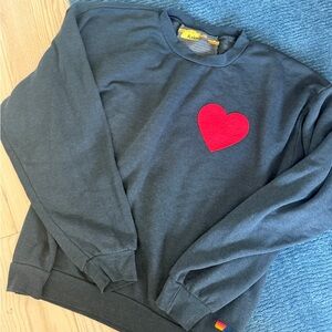 Aviator Nation Heart Sweatshirt
